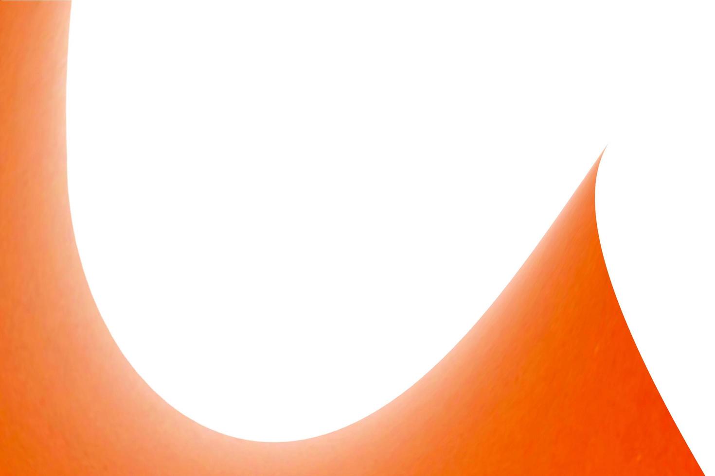 klare orangefarbene kurvenverlaufsfarbe für den hintergrund foto