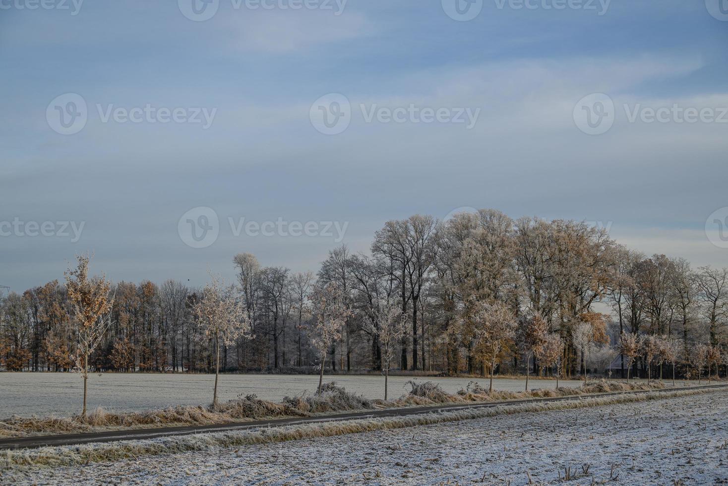 Winterzeit in Deutschland foto