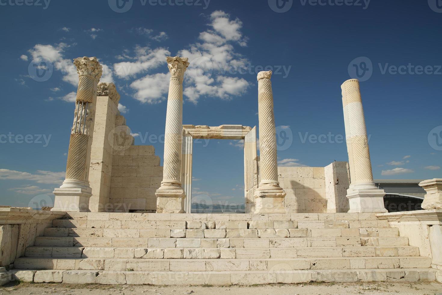 laodicea auf der antiken stadt lycus in denizli, turkiye foto