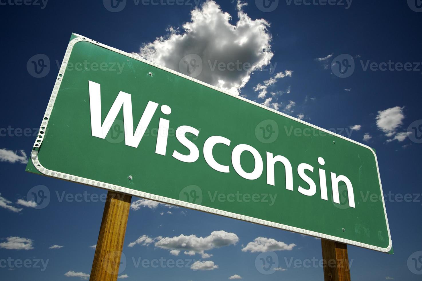 Wisconsin-Straßenschild foto