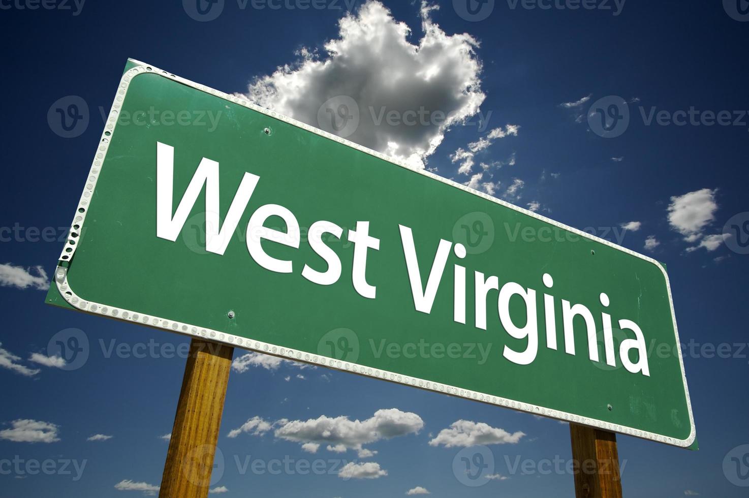 Straßenschild West Virginia foto