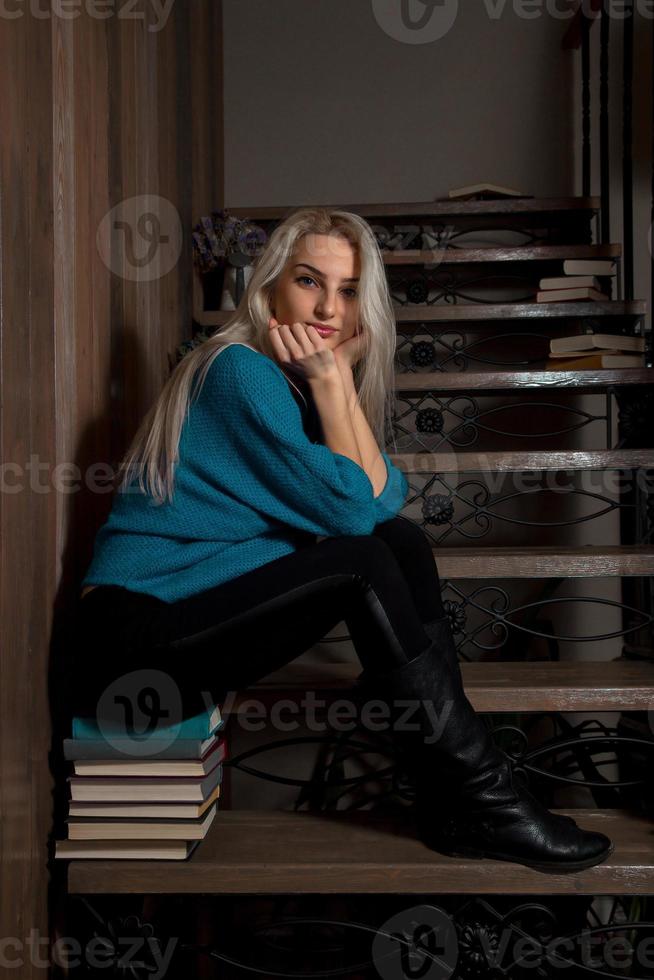 Mädchen mit den Büchern foto