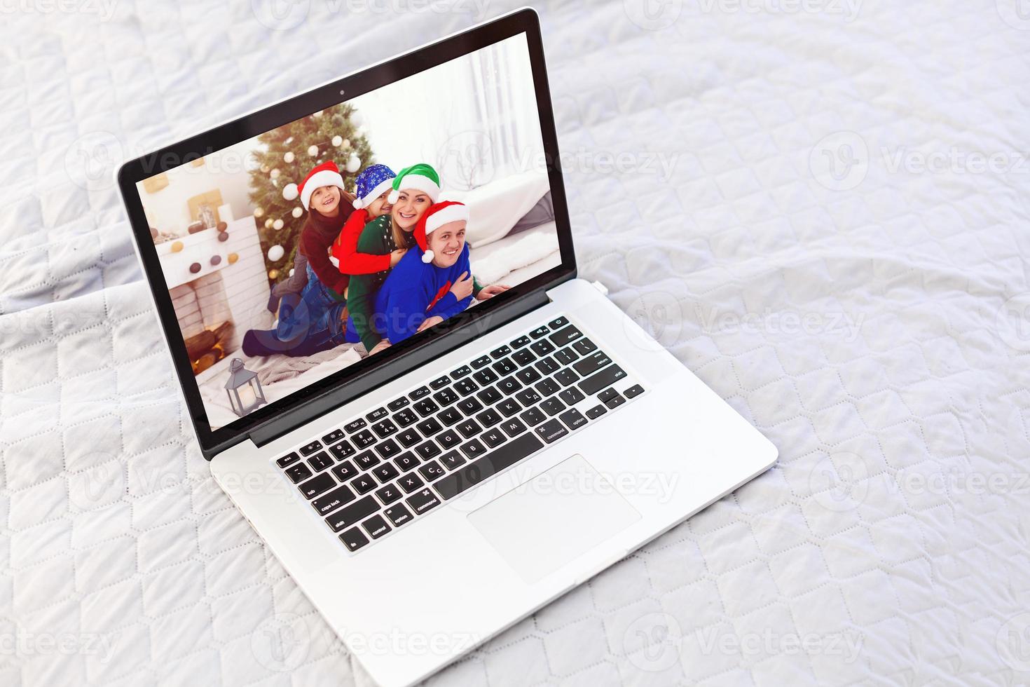 Familie Weihnachtseinkäufe online foto