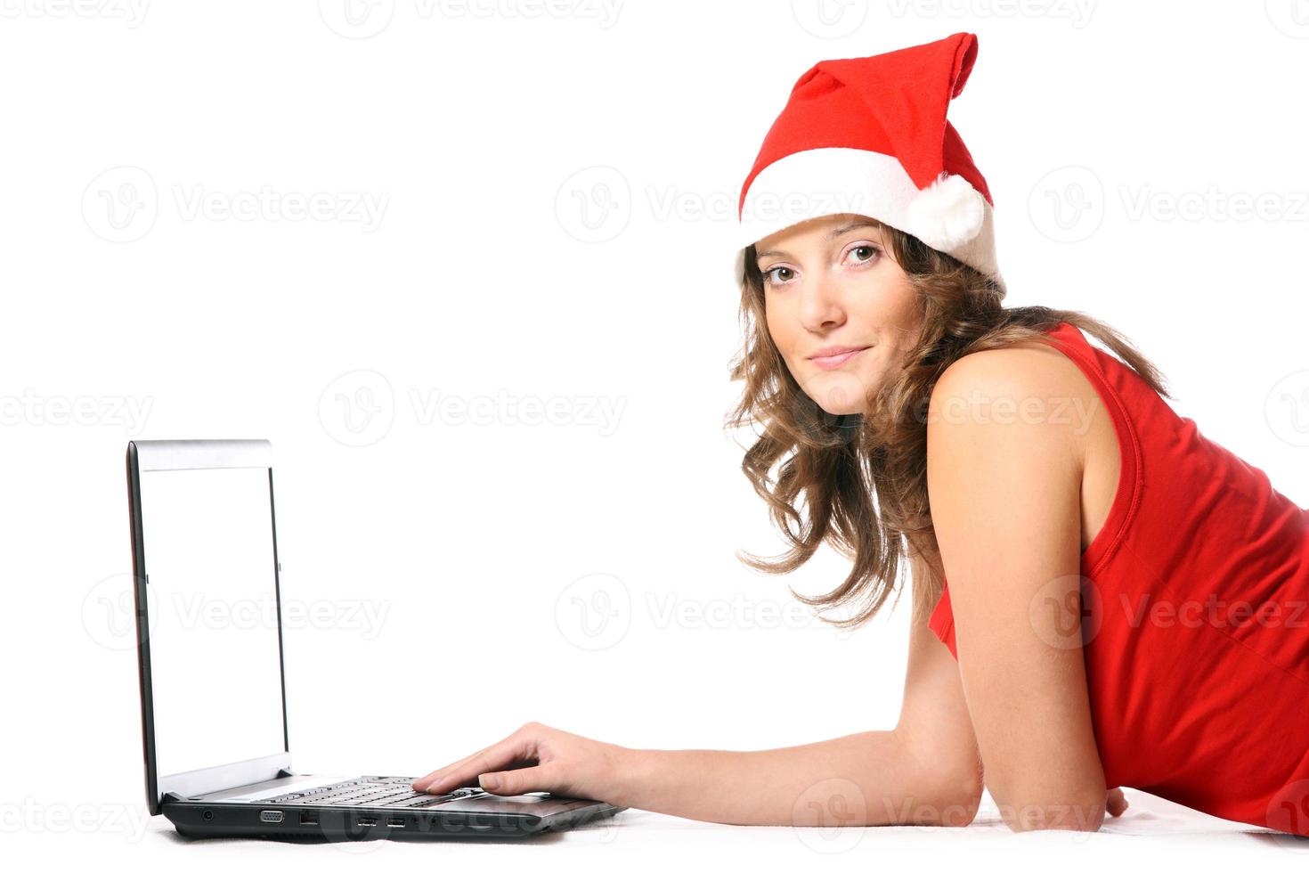 Online-Weihnachtsmann foto
