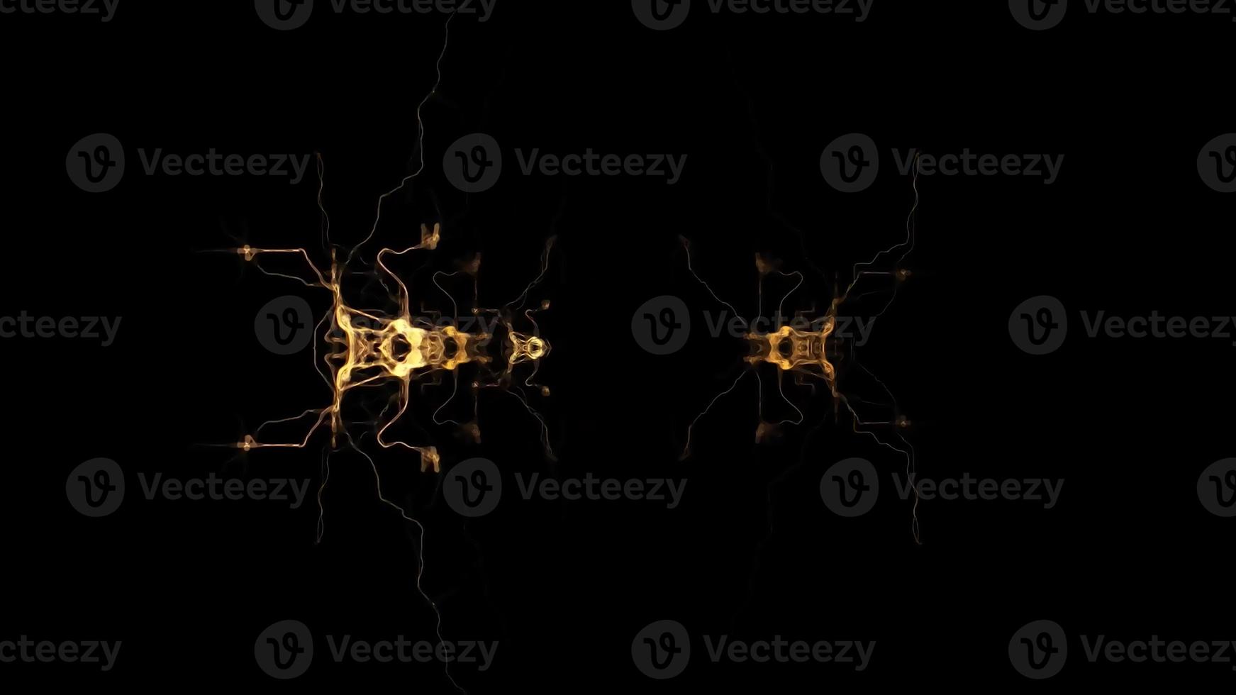 digitale Illustration des elektrischen Hintergrundes der Beleuchtung foto