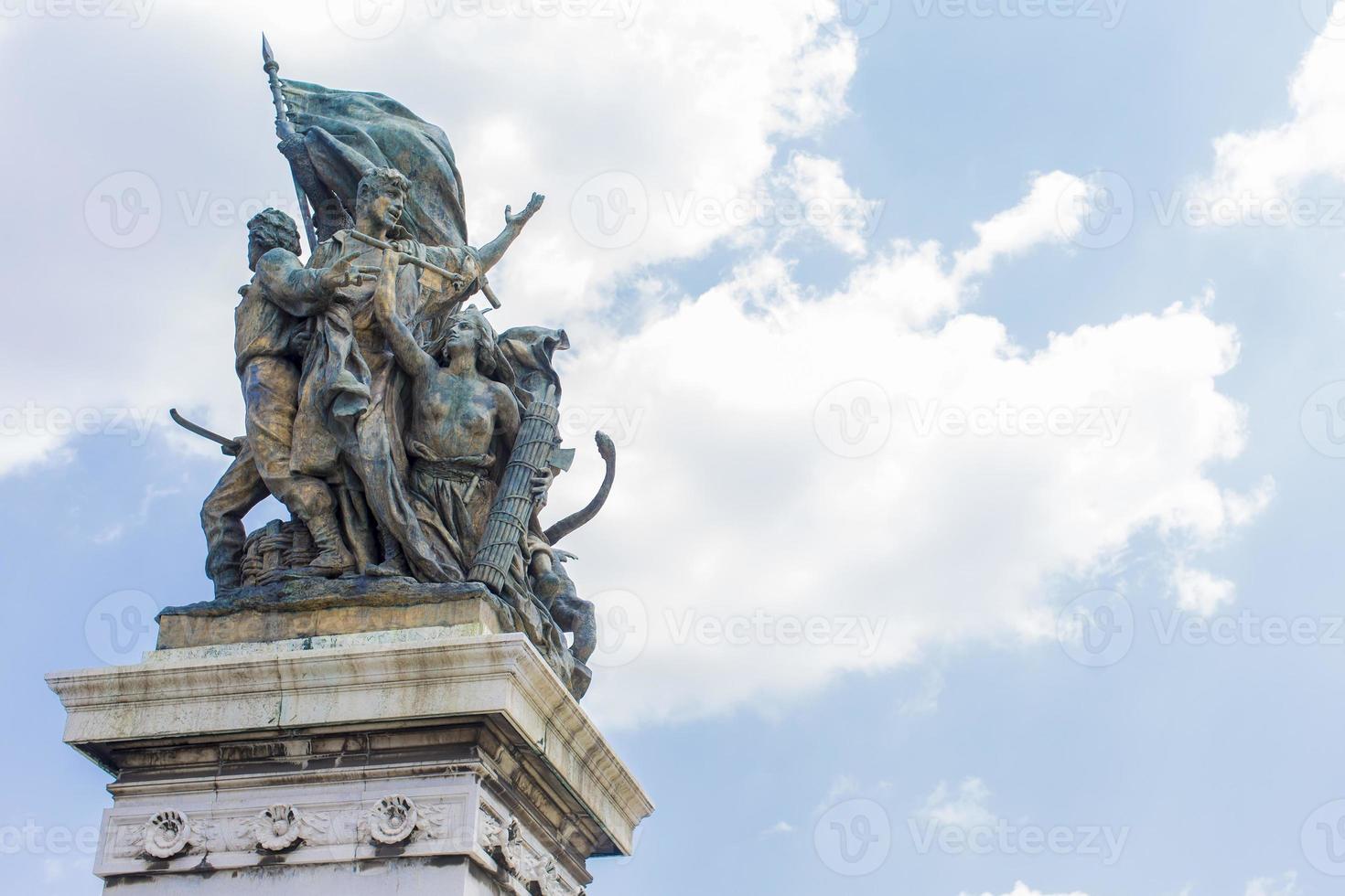 Denkmal in Vittoriano in Rom foto