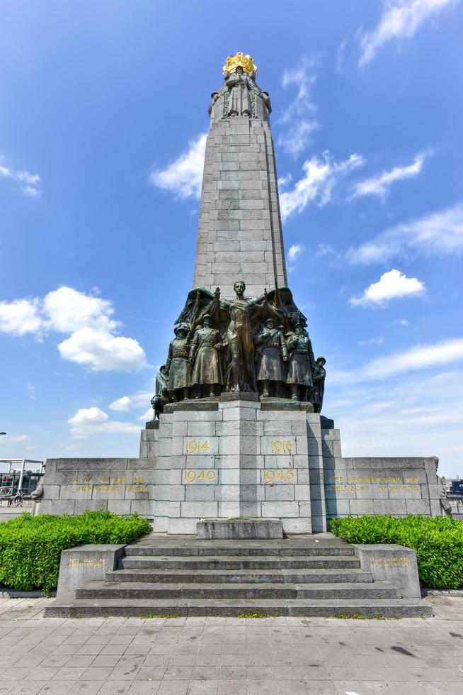 Das Infanterie-Denkmal von Brüssel, 2022 foto