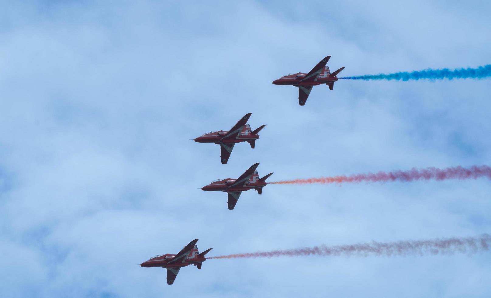 raf rote pfeile bournemouth air festival 2022 foto