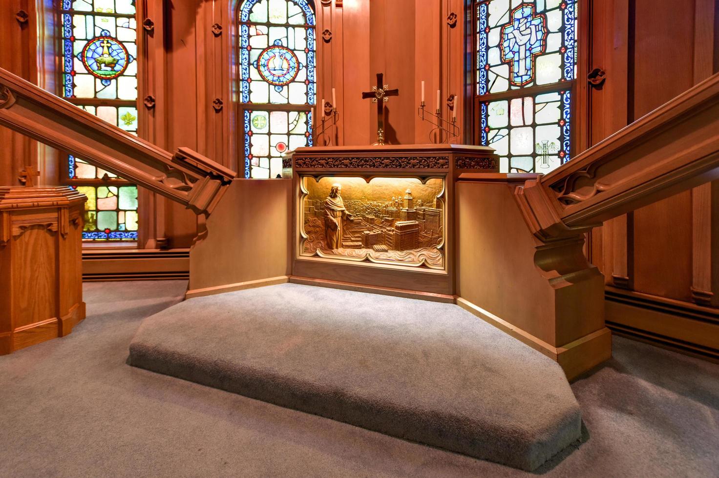 Erste vereinigte methodistische Kirche in Chicago, USA, 2022 foto