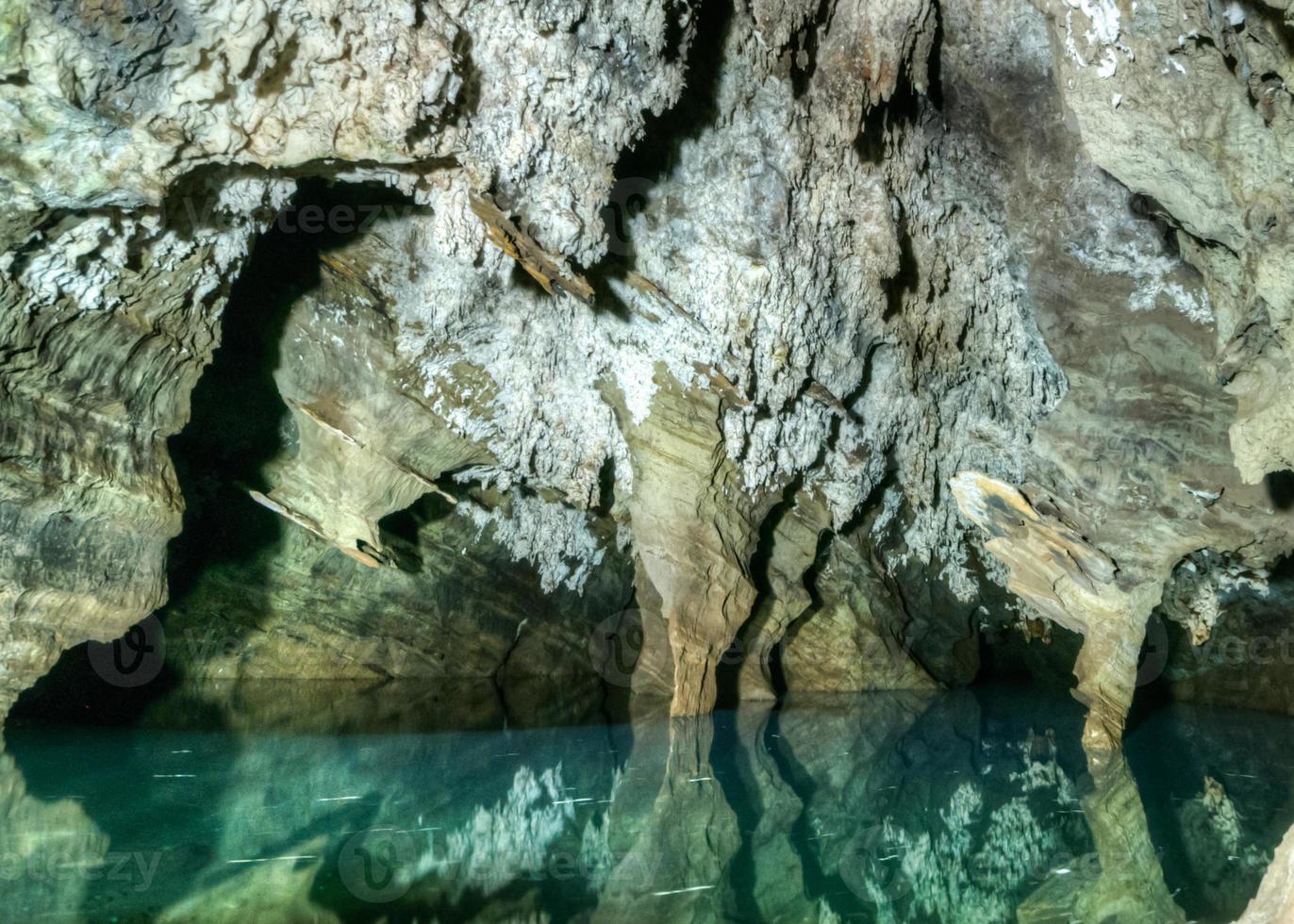 unterirdischer Pool und Höhle foto