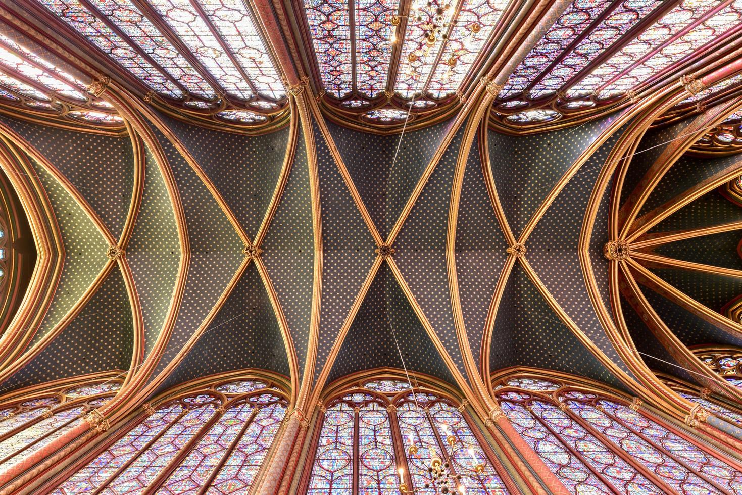 die Sainte Chapelle in Paris, Frankreich, 2022 foto
