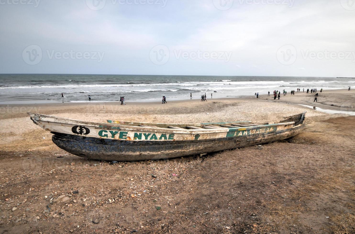 Fischerboot - Accra, Ghana foto
