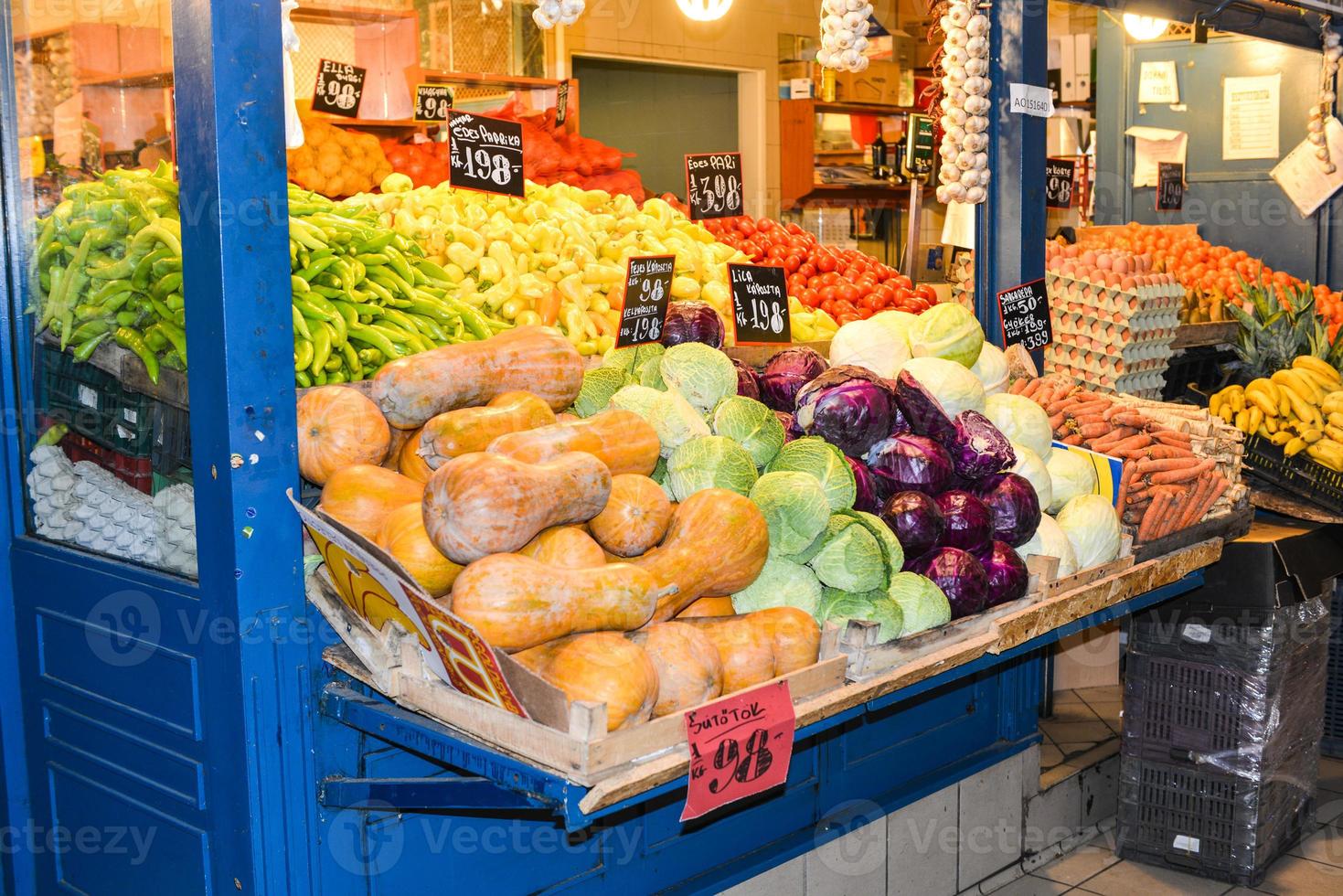 große markthalle - budapest, ungarn foto