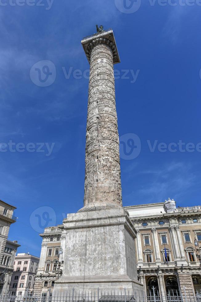 Marcus-Aurelius-Säule - Rom, Italien foto