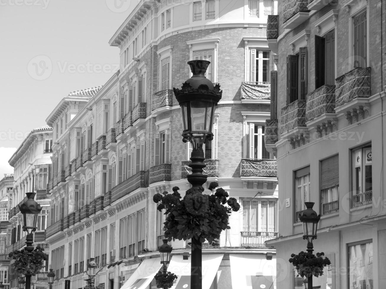 die stadt malaga in spanien foto