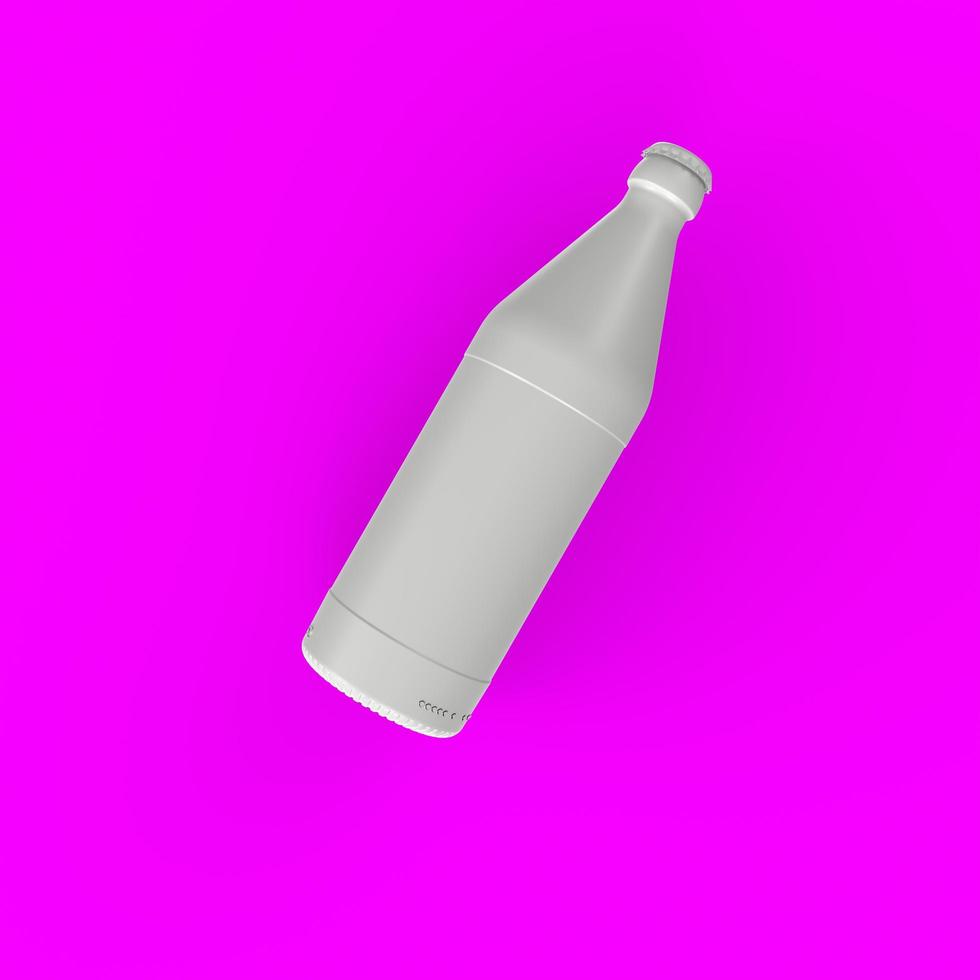 Flasche Wasser isoliert foto