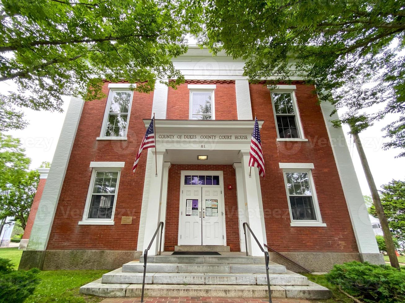 Dukes County Superior Court in Edgartown, Massachusetts auf Martha's Vineyard. foto