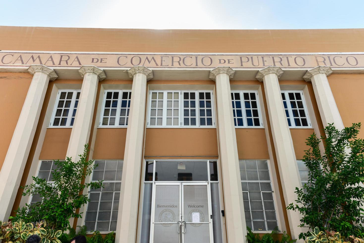 das handelskammergebäude von puerto rico im alten san juan, puerto rico, 2022 foto