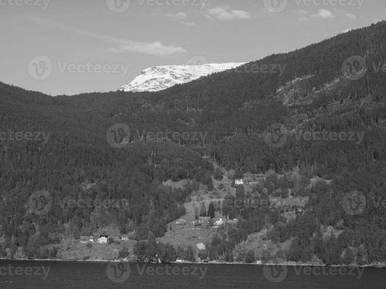 in den norwegischen Fjorden foto