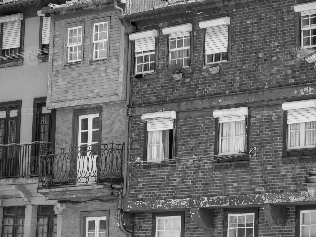 die stadt porto am fluss duero foto