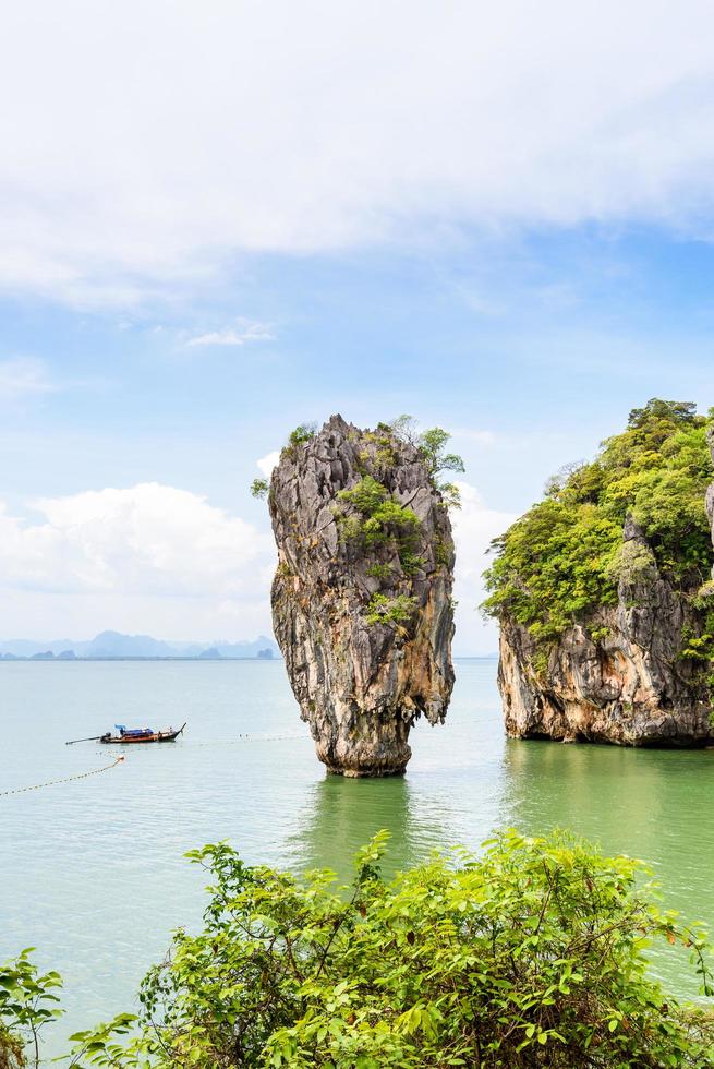 erhöhte ansicht insel khao tapu foto