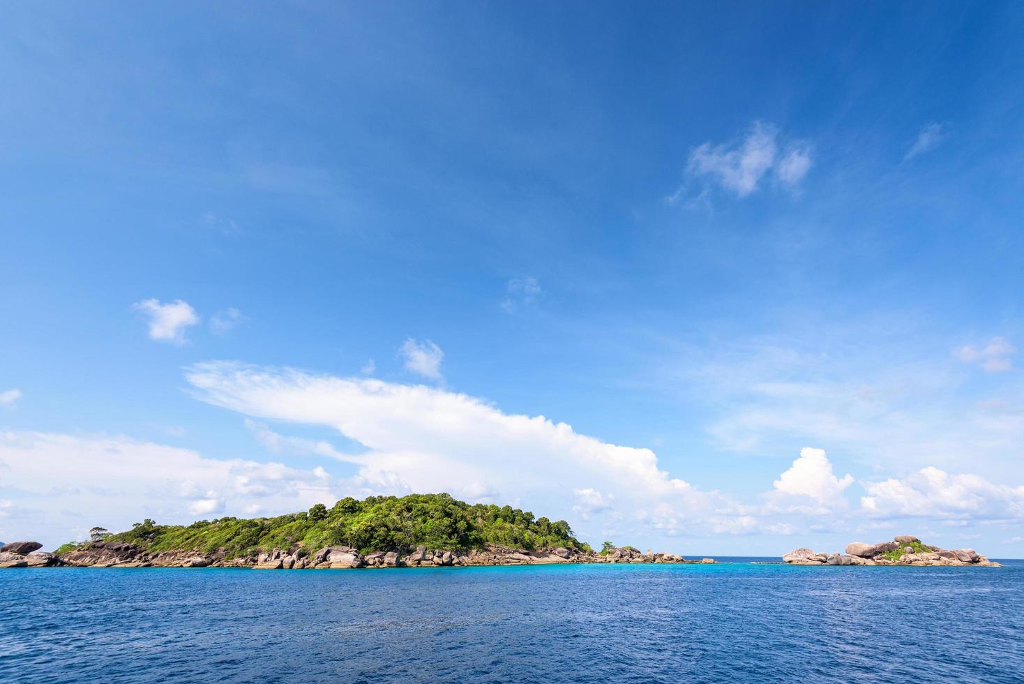 ko ha ist eine kleine insel in mu ko similan, thailand foto