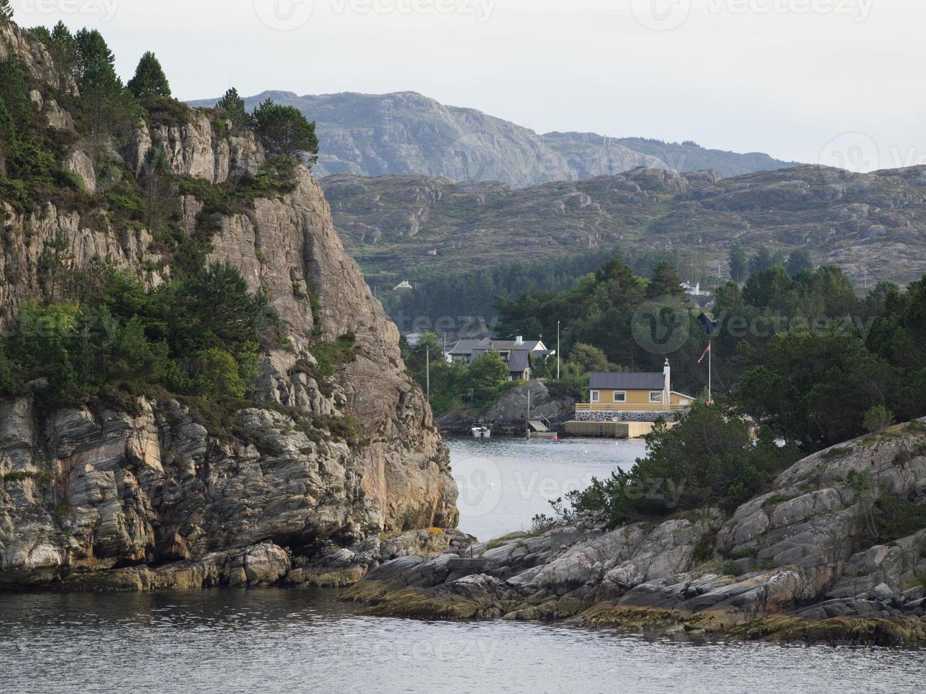 Kreuzfahrt in den norwegischen Fjorden foto