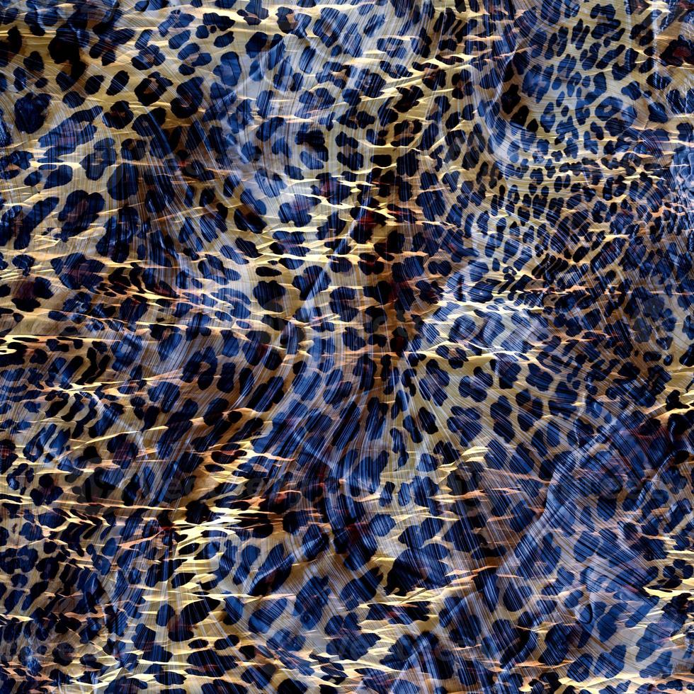 Leopardenhautmuster abstrakter Stil, Textil- und Modegewebe, Textur im Vintage-Stil, Tierhauthintergrund, von Leoparden entworfenes Textildruckmuster, abstraktes Leoparden-Texturdesign foto