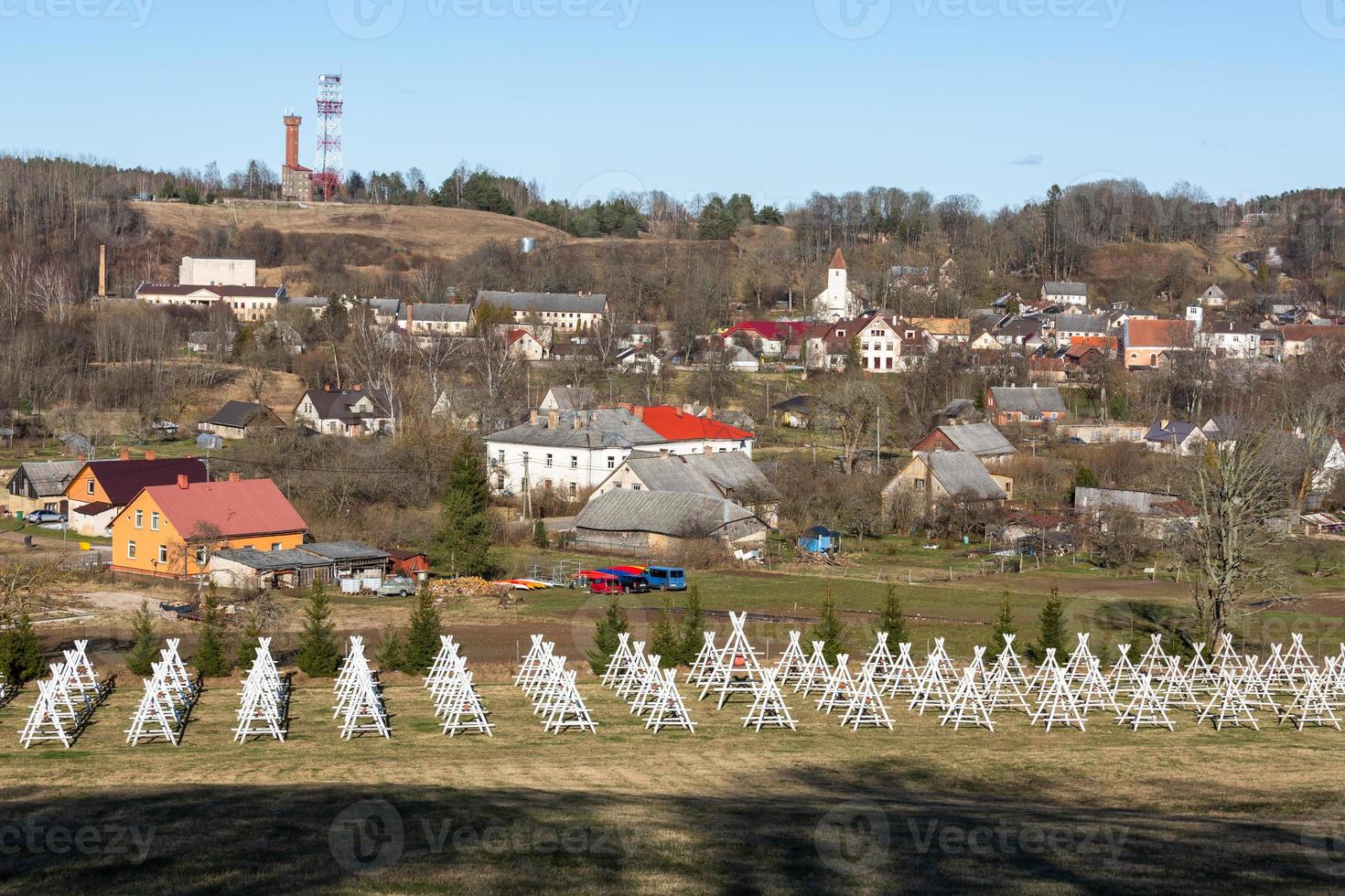 alte traditionelle Häuser foto