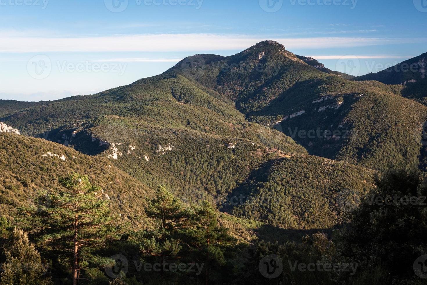 Blick auf die Städte der Costa Brava foto