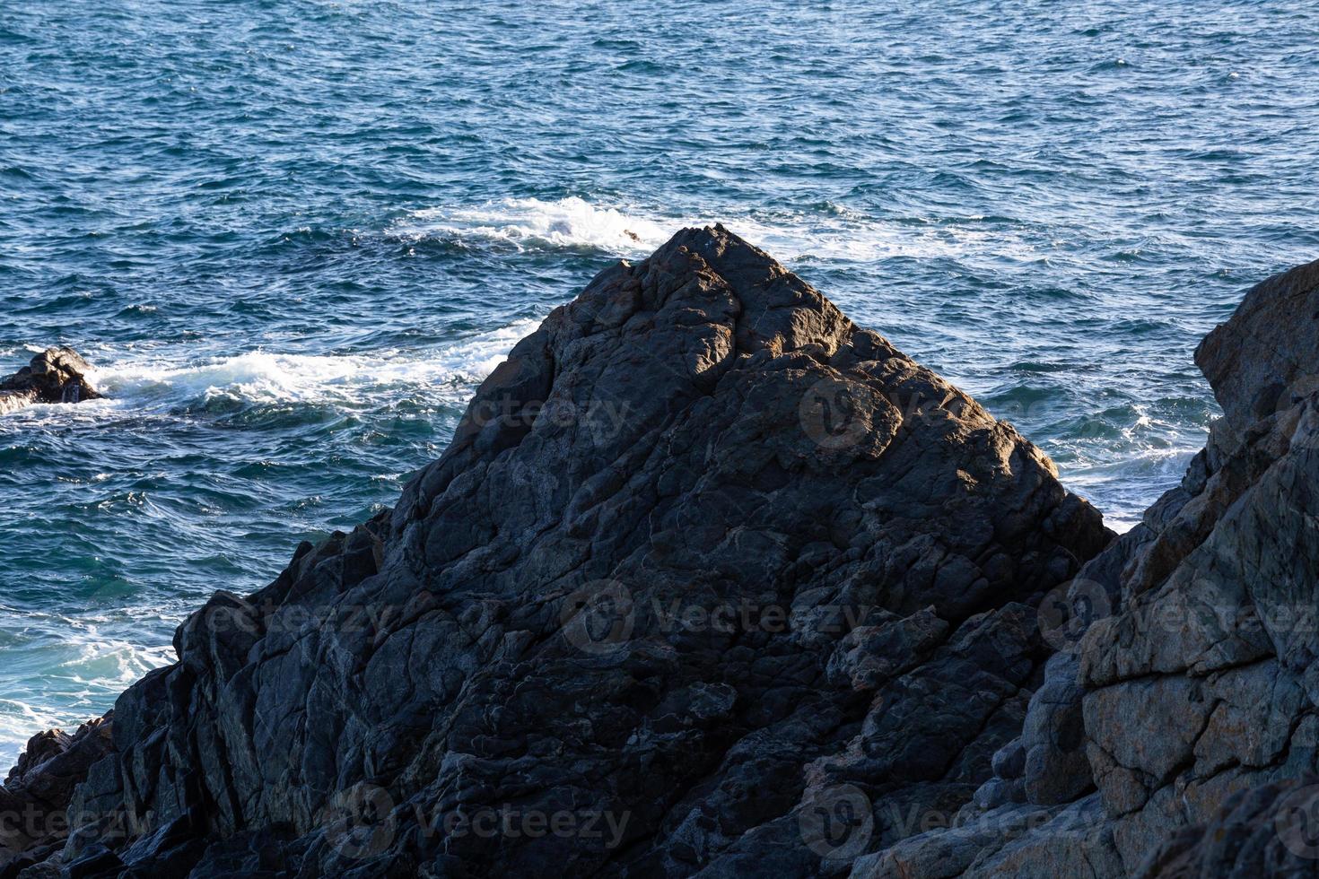 blick auf die küste der costa brava foto