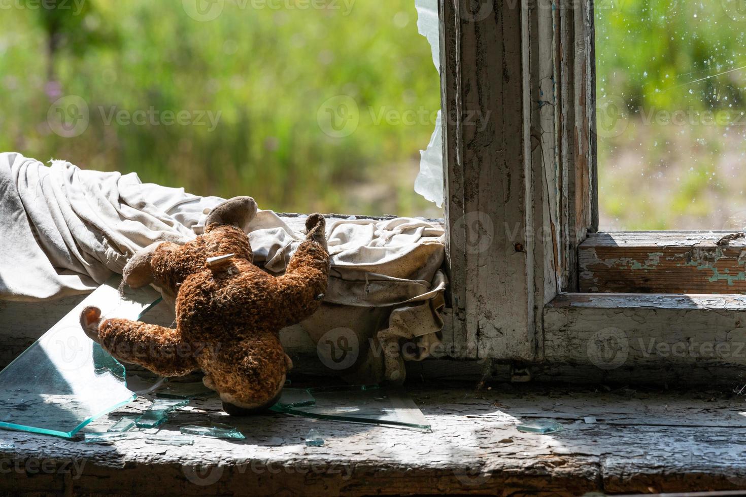 verlassenes Wohnzimmer foto