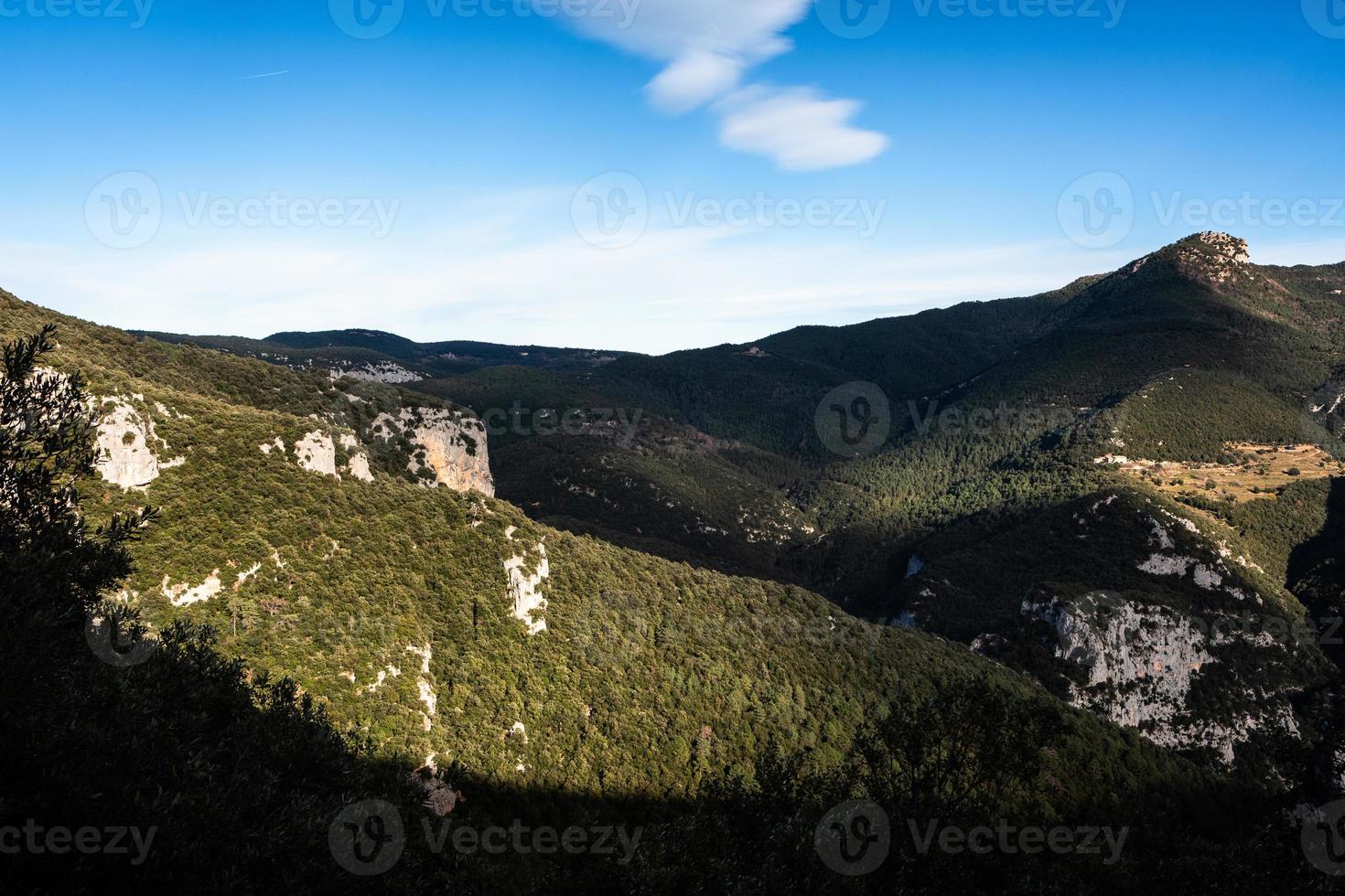 Blick auf die Städte der Costa Brava foto