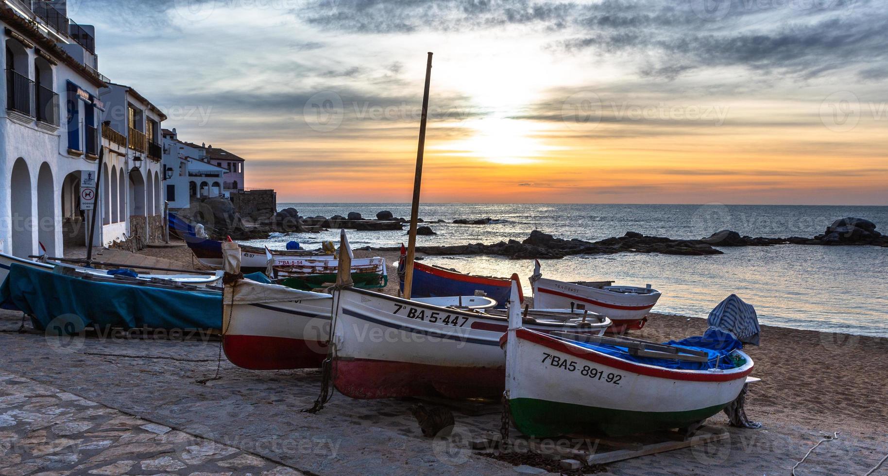 blick auf die küste der costa brava foto