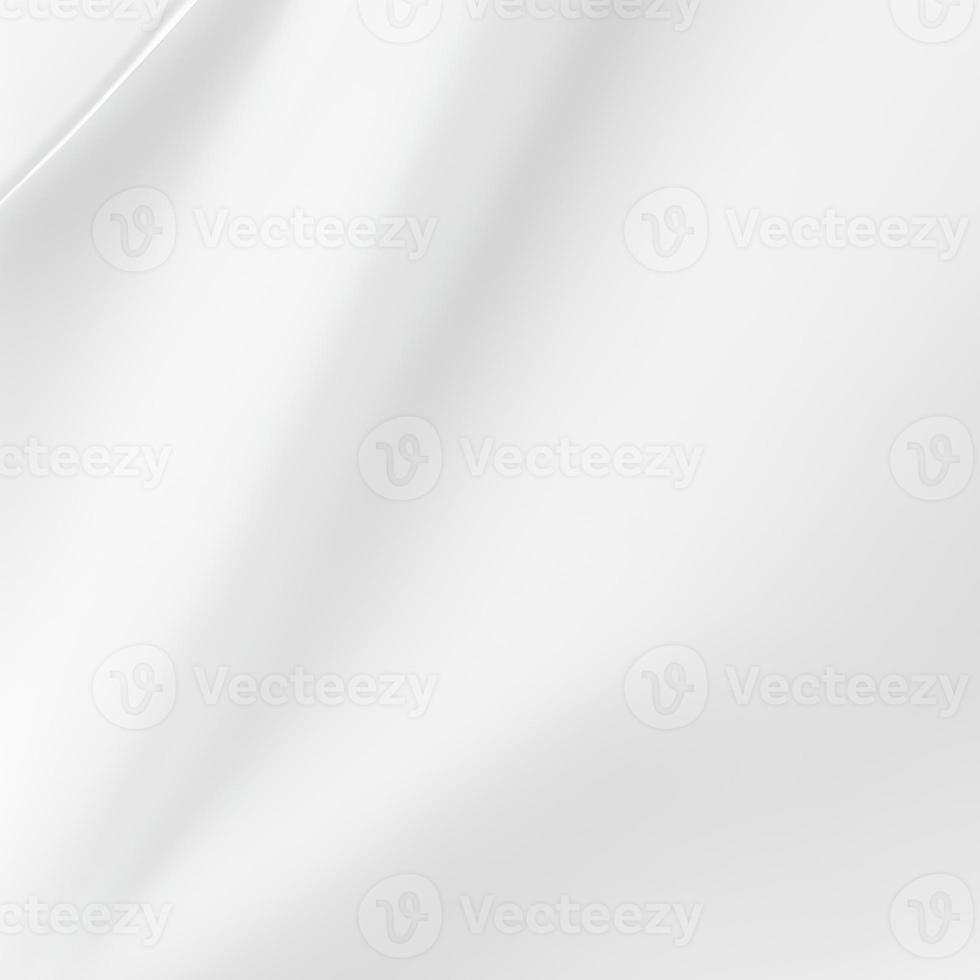 abstrakter weißer Stoffhintergrund, zarter abstrakter Hintergrund. 3D-Darstellung foto