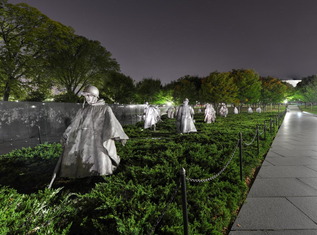 Koreanisches Kriegsdenkmal, Washington, DC, 2022 foto