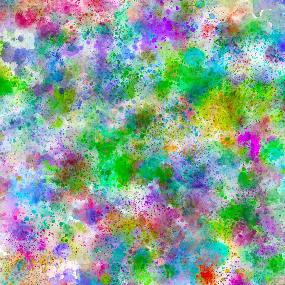 Aquarell-Splash-Malerei-Hintergrund, digital gemalte Aquarell-Textur, bunte Textur-Oberflächengestaltung. abstrakter holographischer Hintergrund. abstrakte Malerei-Textur foto