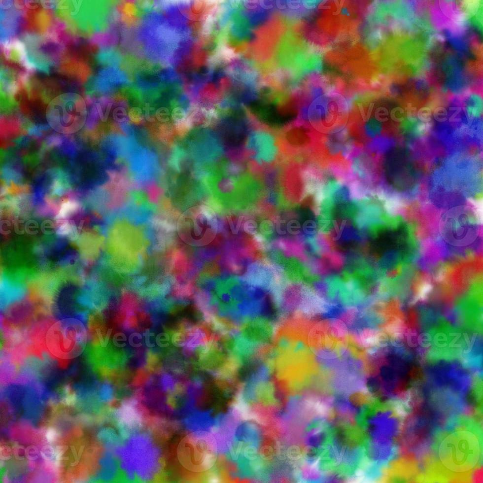 Aquarell-Splash-Malerei-Hintergrund, digital gemalte Aquarell-Textur, bunte Textur-Oberflächengestaltung. abstrakter holographischer Hintergrund. abstrakte Malerei-Textur foto