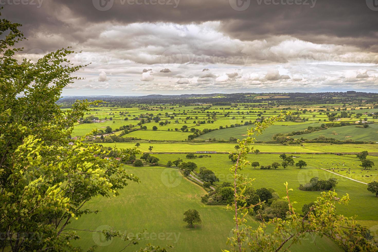 Ruinen von Beeston Castle, England. foto