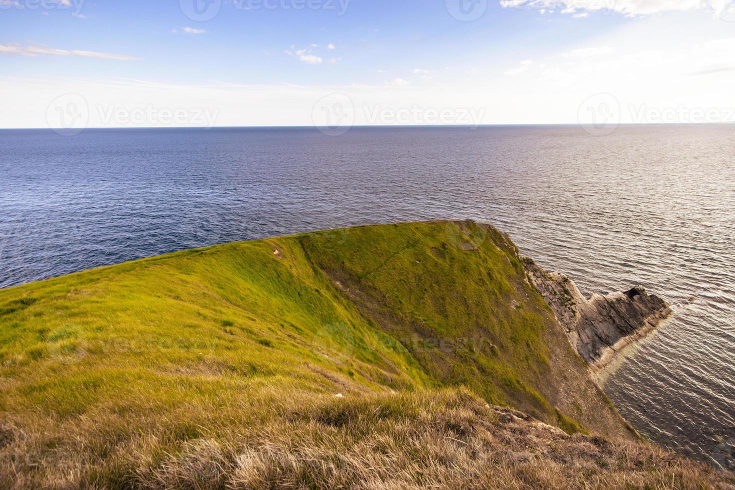 Die malerische Landschaft von Durdle Door an der Jurassic Coast, England. foto