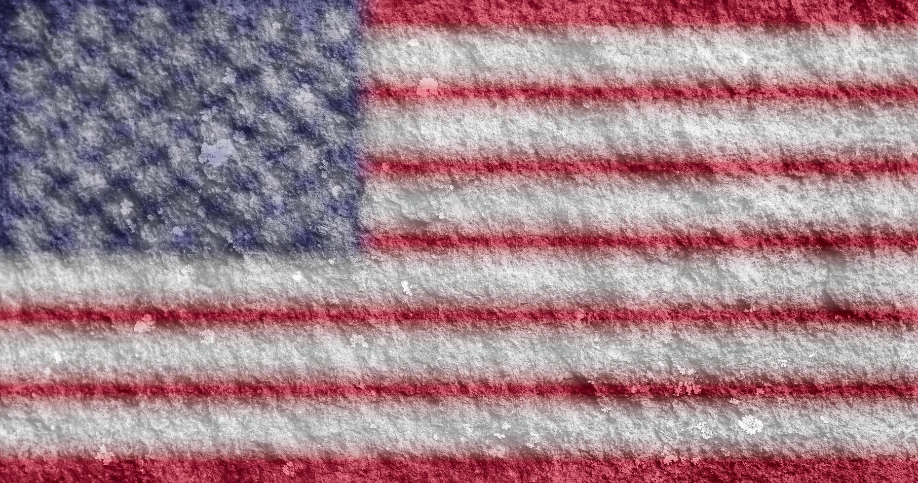 Textur der amerikanischen Flagge für den Hintergrund foto