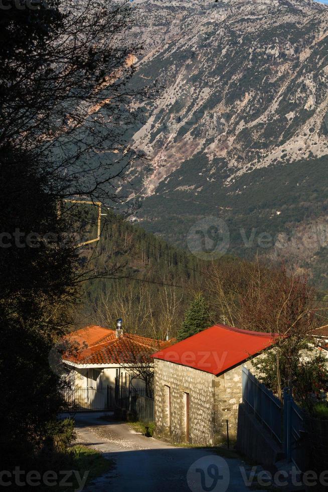 Landschaften aus dem Naturpark Tzoumerka foto