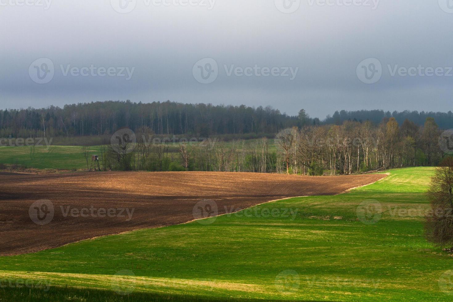 lettische frühlingslandschaften foto