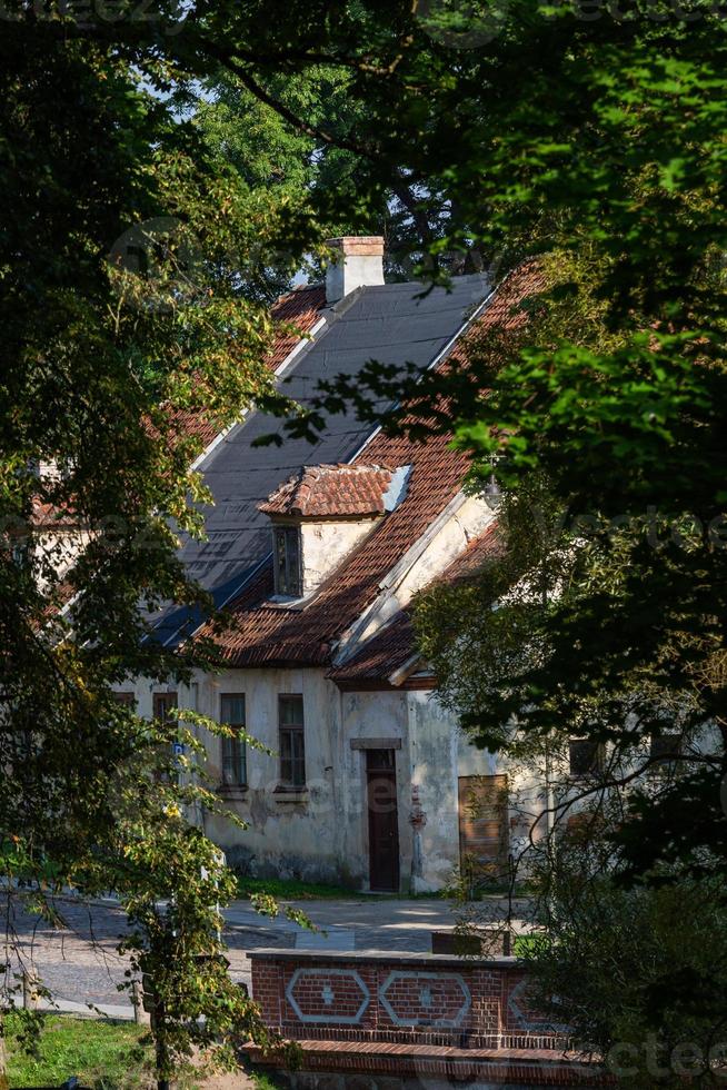 stadt kuldiga und ventas-wasserfall foto