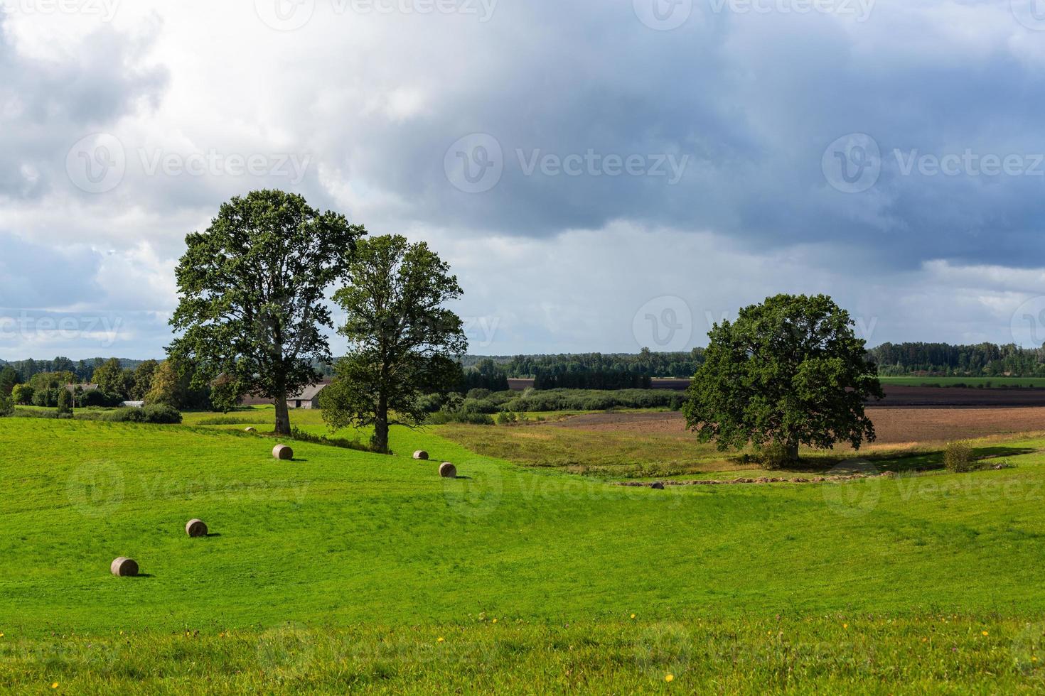 lettische Herbstlandschaft foto