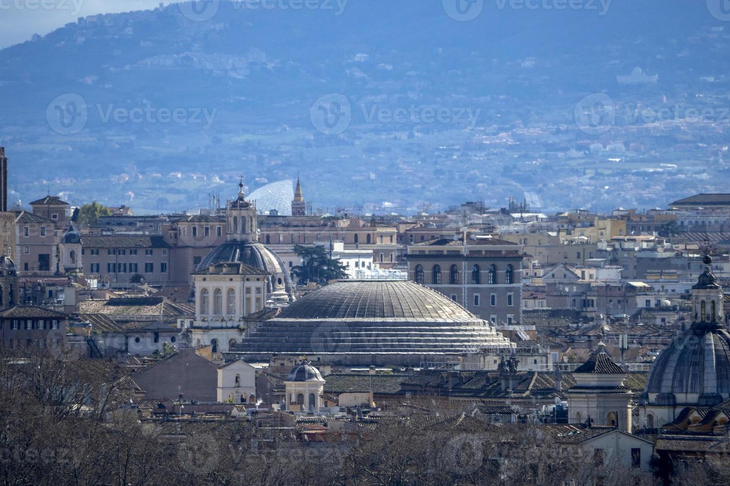 roma luftaufnahme stadtbild vom vatikanischen museum foto