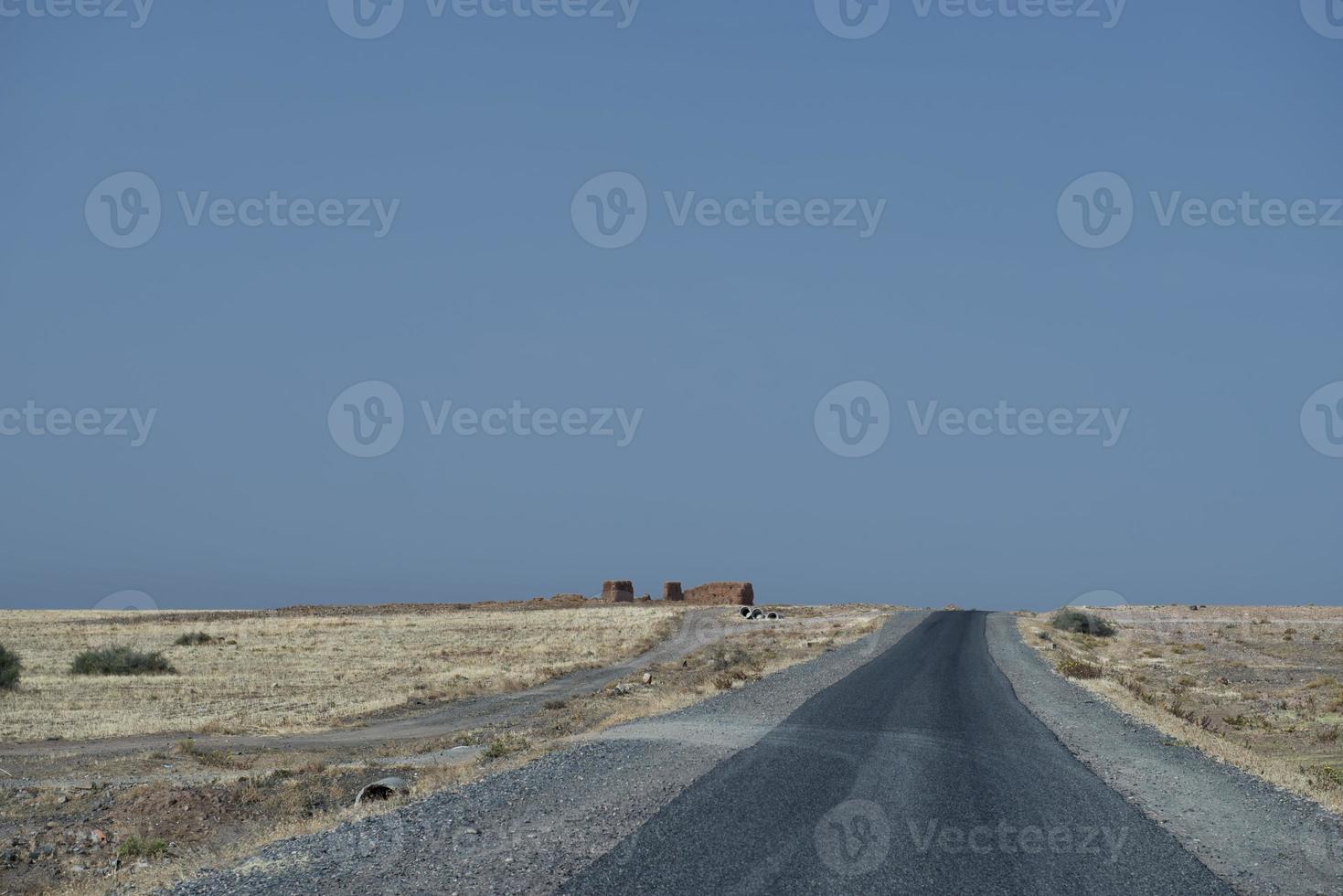 wüste afrikanische straße foto