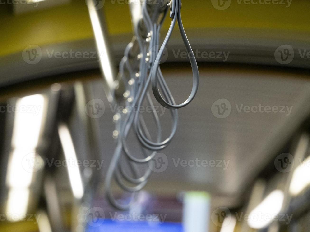 Straßenbahn U-Bahn Halter Detail foto