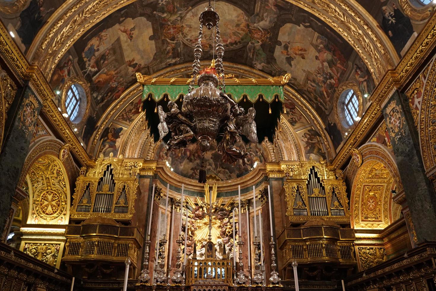 la valetta, malta st. Innenraum der Johanneskirche, 2022 foto