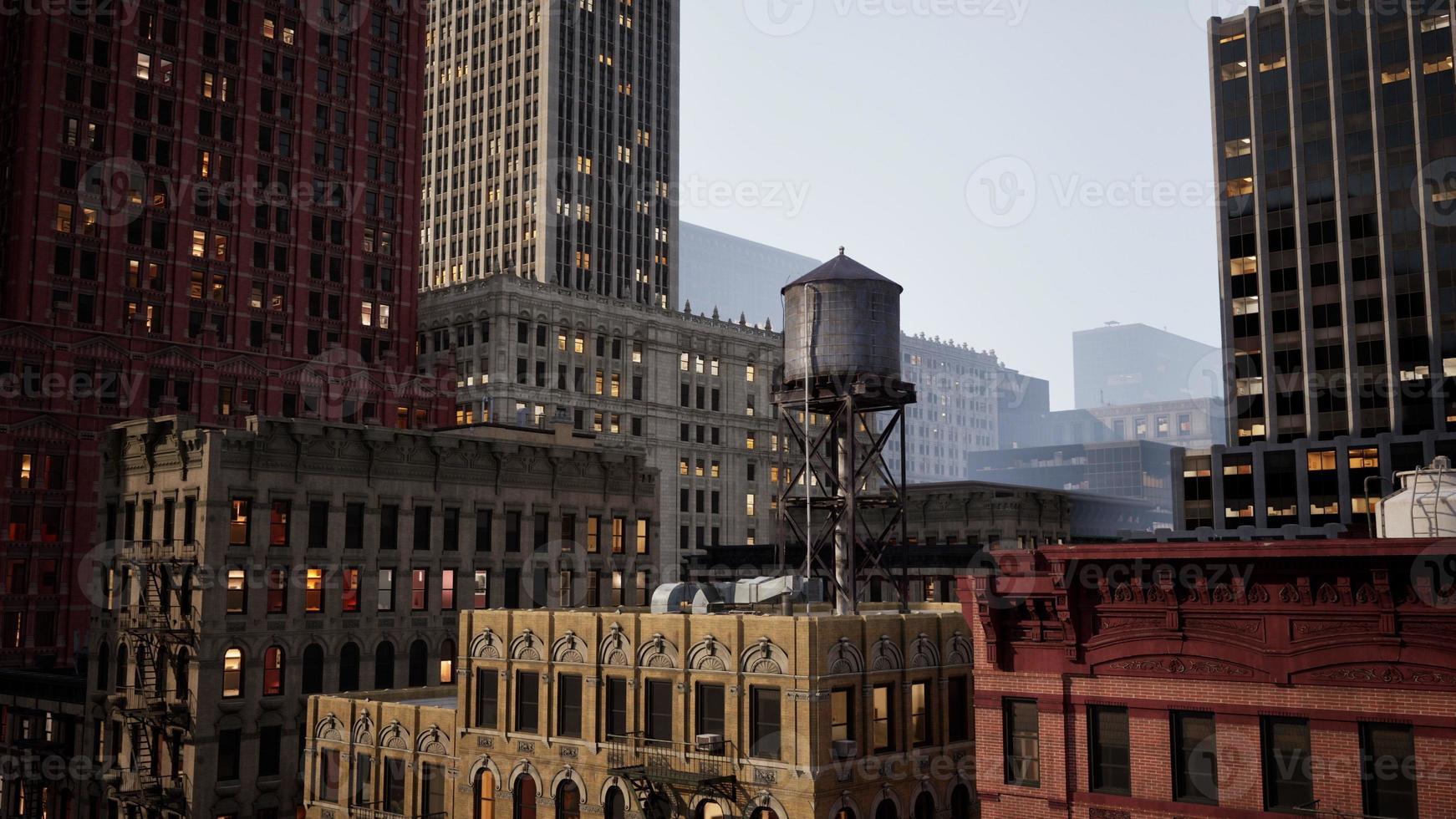 New Yorker Wasserturm-Tankdetail foto